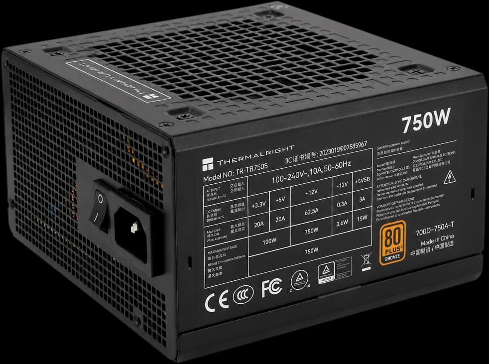 Fuente de poder 750W 80+ Bronze Thermalright TB-750S