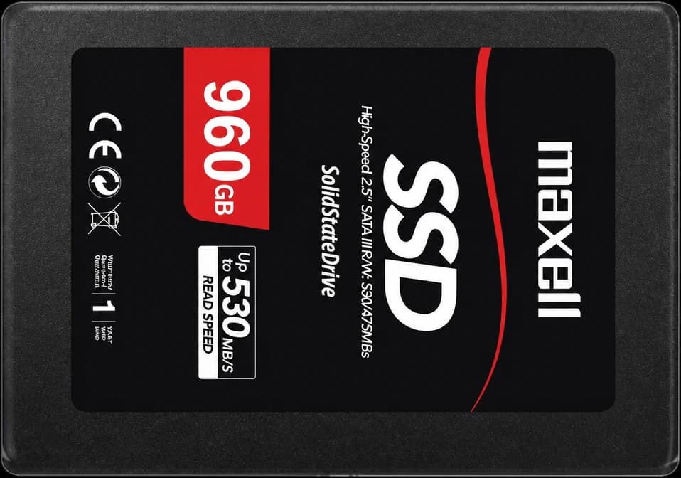 Disco SSD 960GB 2,5" SATA 530MB/s Maxell