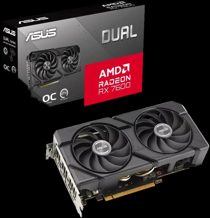 Tarjeta gráfica RX 7600 8GB ASUS Dual