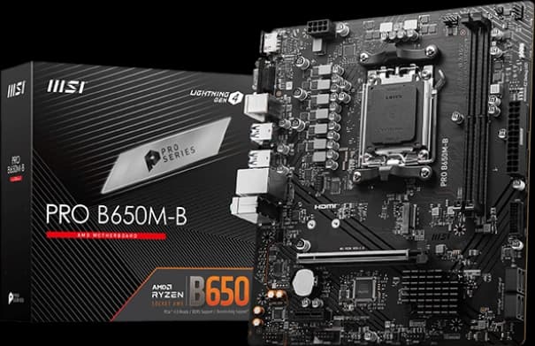 Placa Madre B650 AM5 mATX MSI PRO