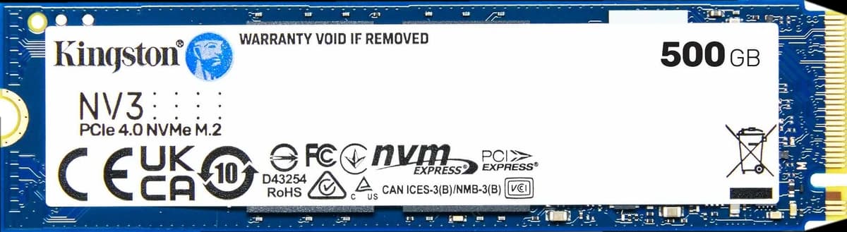 Disco SSD 500GB M.2 NVMe 5000MB/s Kingston NV3