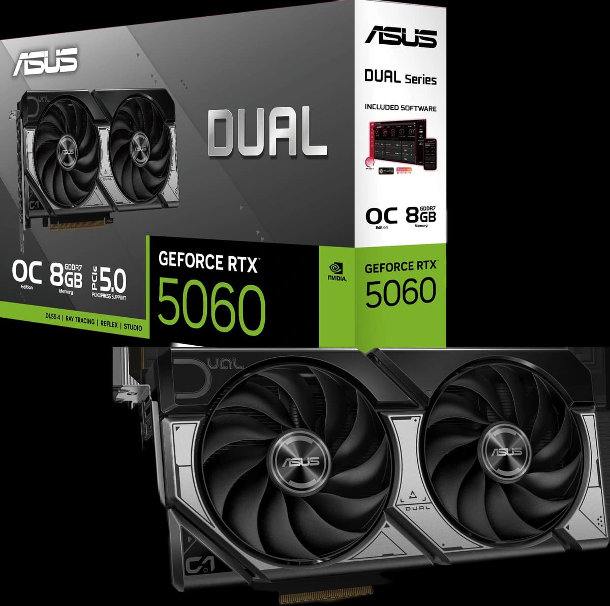 Tarjeta gráfica RTX 5060 8GB ASUS Dual