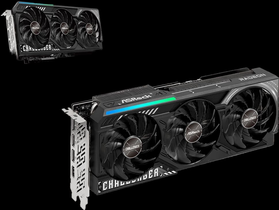 Tarjeta gráfica RX 9070 XT 16GB ASRock Challenger