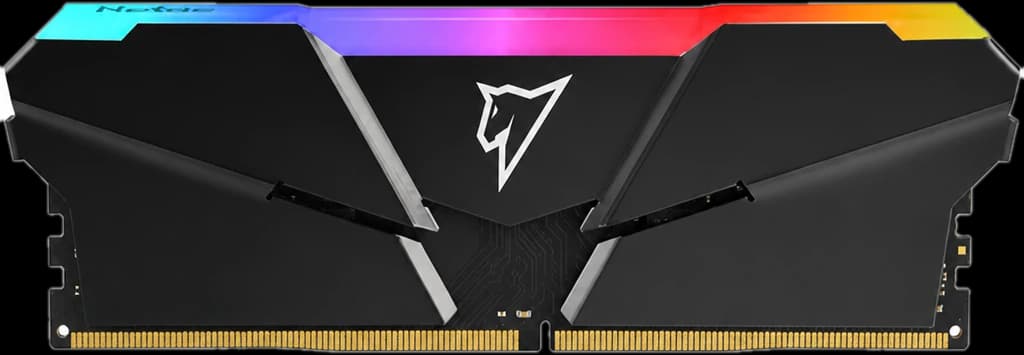 Memoria RAM 2x16GB=32GB DDR4 3200MT/s CL16 DIMM Netac Shadow RGB Gray