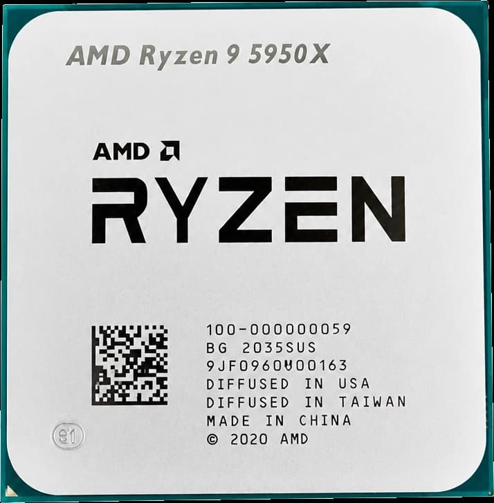 Procesador 16 núcleos 3,4GHz Socket AM4 105W AMD Ryzen 9 5950X
