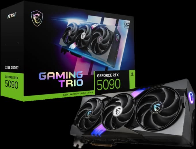 Tarjeta gráfica RTX 5090 32GB MSI Gaming Trio