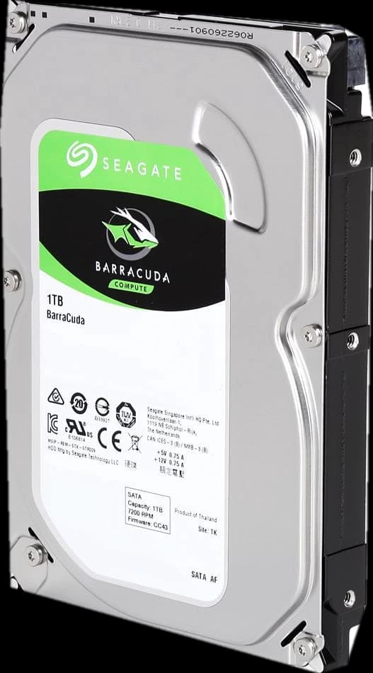 Disco HDD 1TB 3,5" SATA 7200RPM Seagate Barracuda