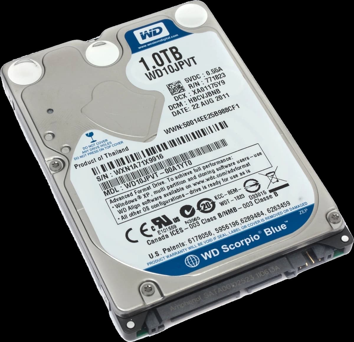 Western Digital Scorpio Blue 1 TB
