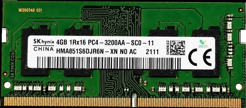 Memoria RAM SK Hynix 4GB DDR4 3200MHz SODIMM Notebook