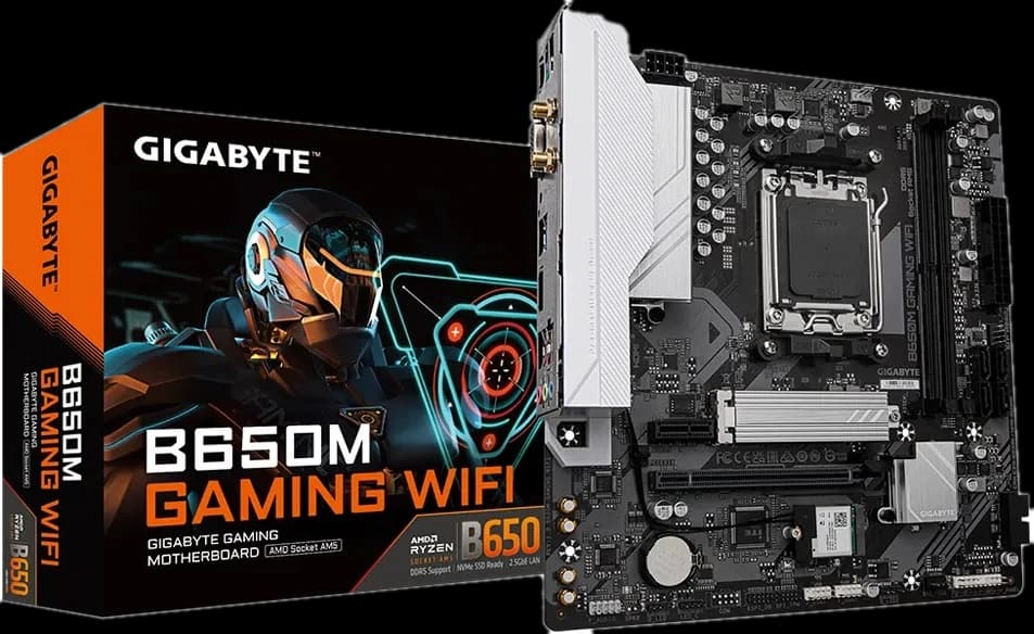 Placa Madre B650 AM5 mATX Gigabyte GAMING WIFI