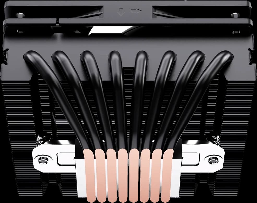 Cooler 120mm TEUCER UT75 8 Heatpipes Blanco