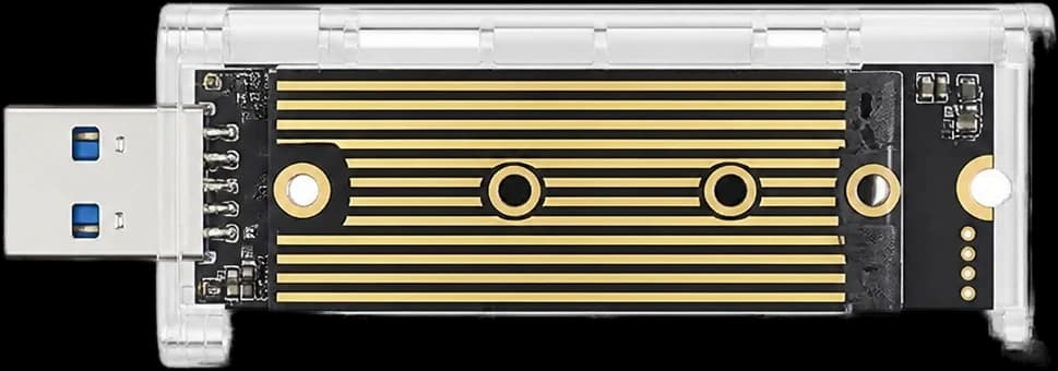 Carcasa M.2 NGFF/NVME a USB 3.0 Tipo C 5 Gbps SATA