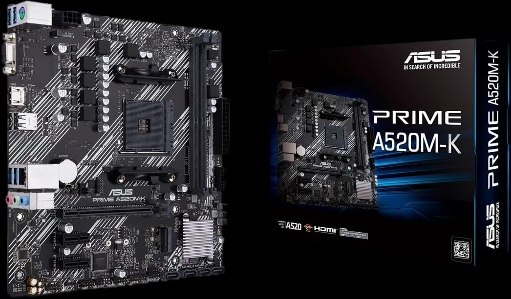 Placa Madre A520 AM4 mATX ASUS PRIME