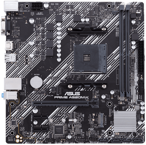 Placa Madre A520 AM4 mATX ASUS PRIME