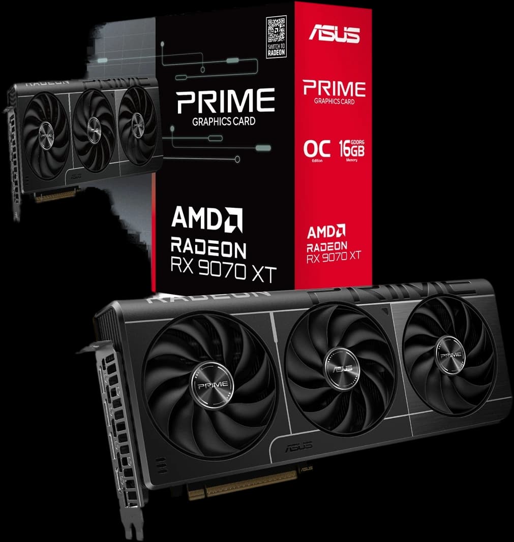 Tarjeta gráfica RX 9070 XT 16GB ASUS Prime