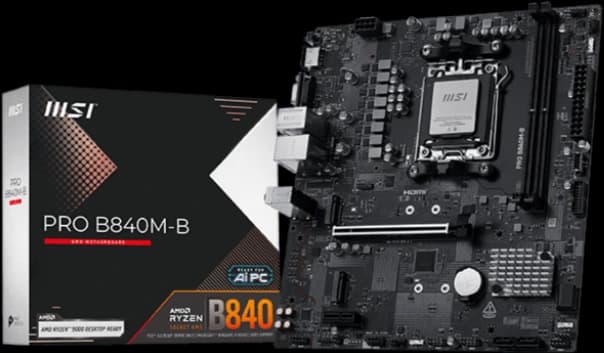 Placa Madre B840 AM5 mATX MSI PRO