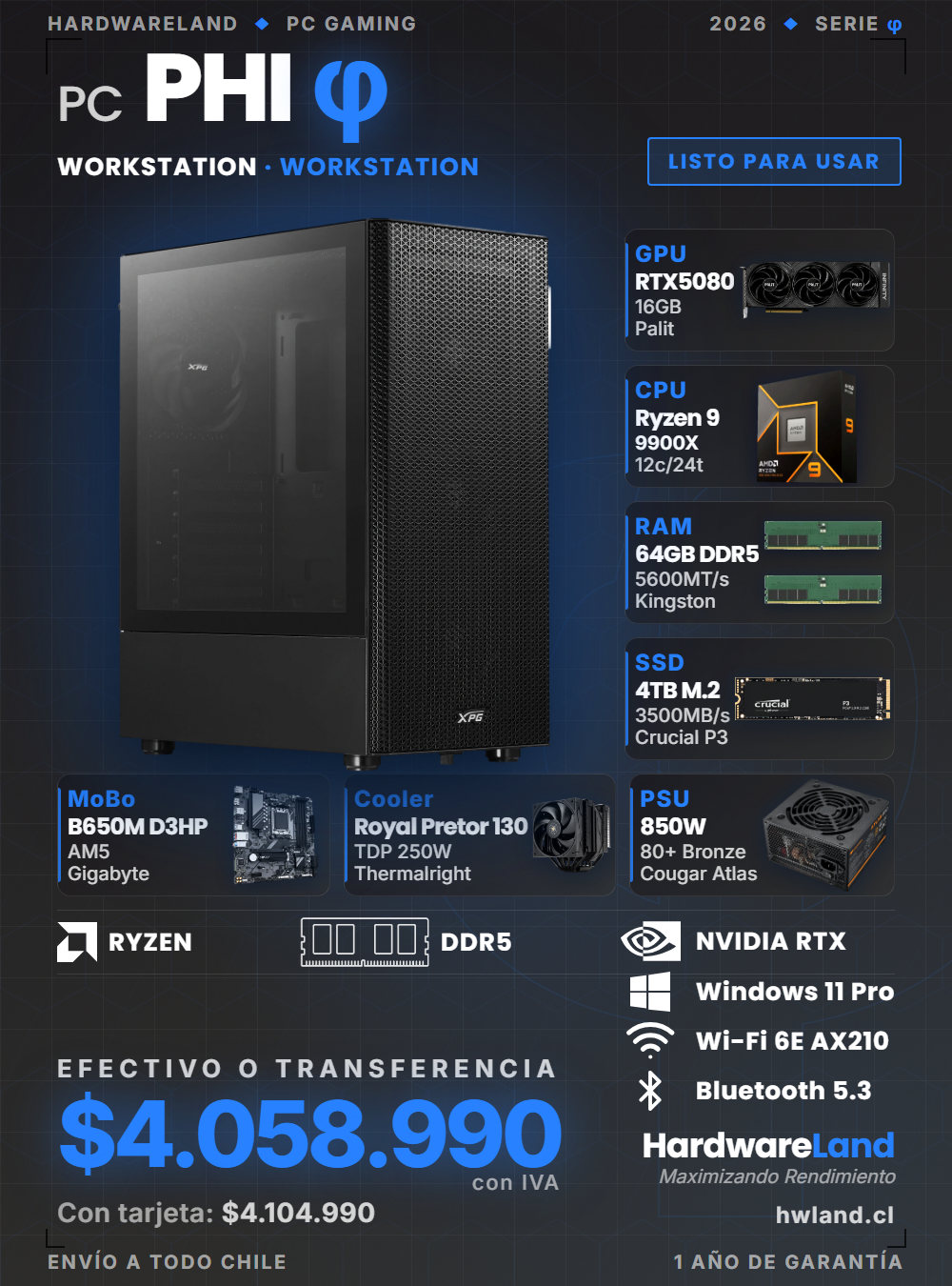 PC Gamer φ PHI — WORKSTATION · WORKSTATION